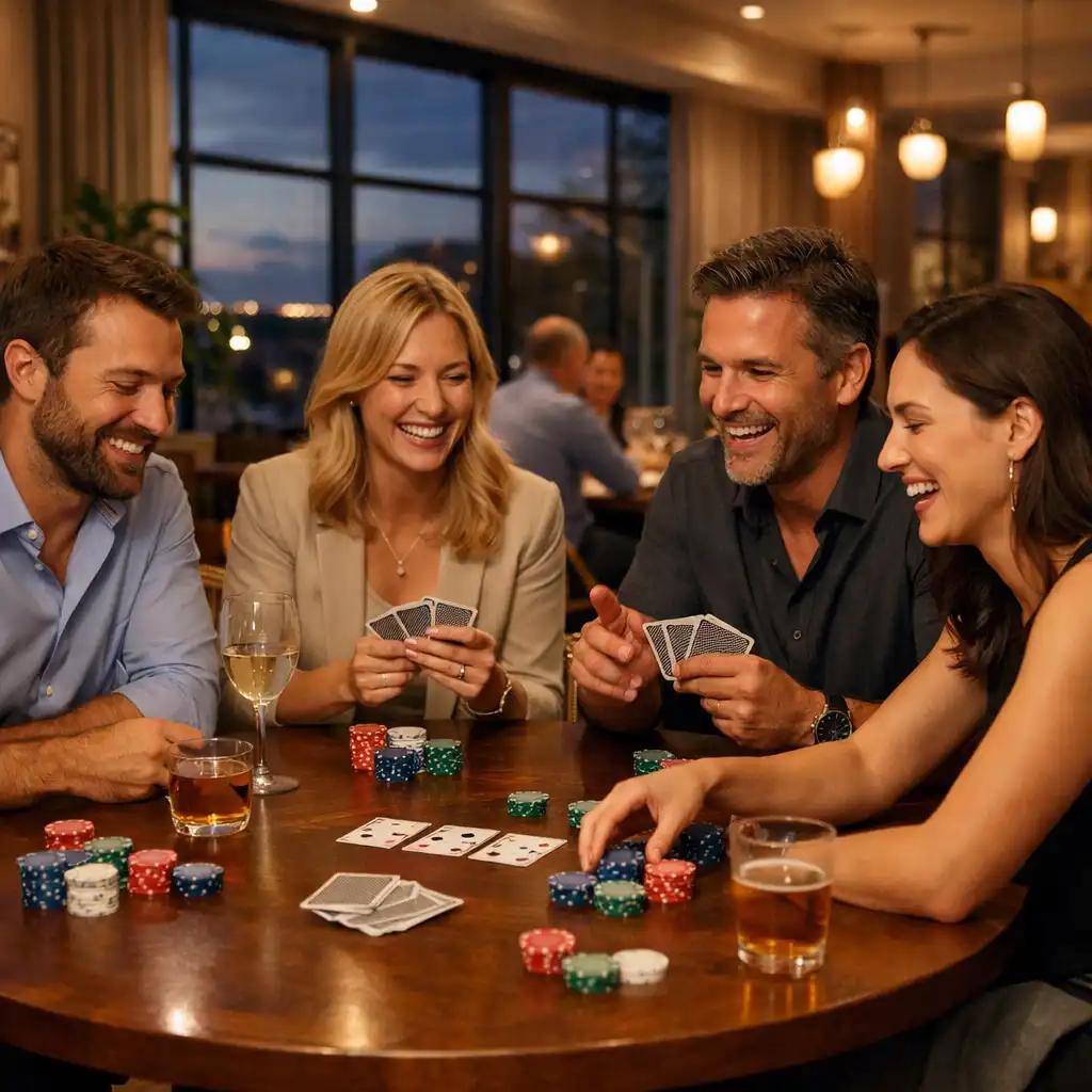Přátelský offline pokerový večer v elegantním prostředí Eventoria CZ